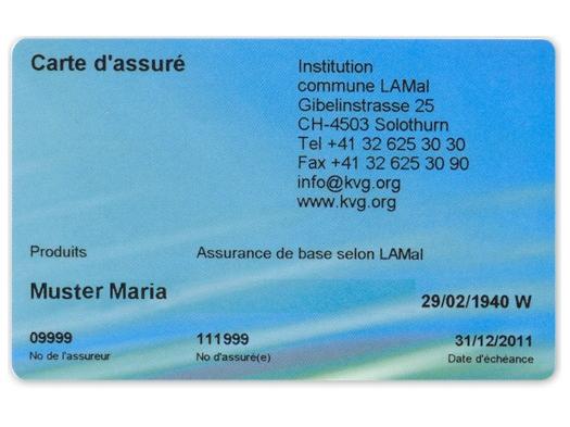 EHIC - Switzerland - FR - front