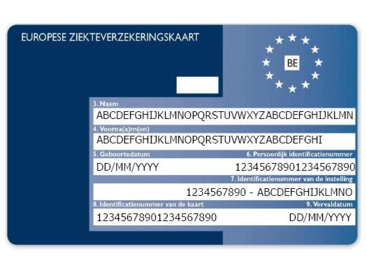 EHIC card Belgium - German