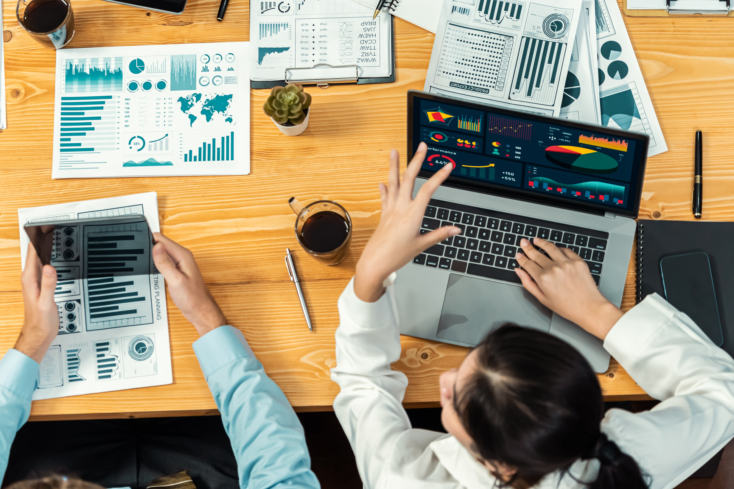 Financial data analysis dashboard