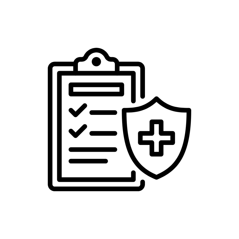 Health checklist pictogram