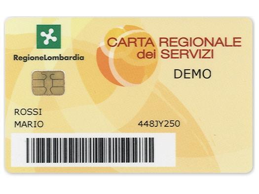 EHIC card: Italy - Lombardia back